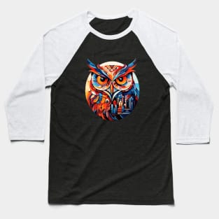 Owl Bird Animal World Wildlife Beauty Discovery Baseball T-Shirt